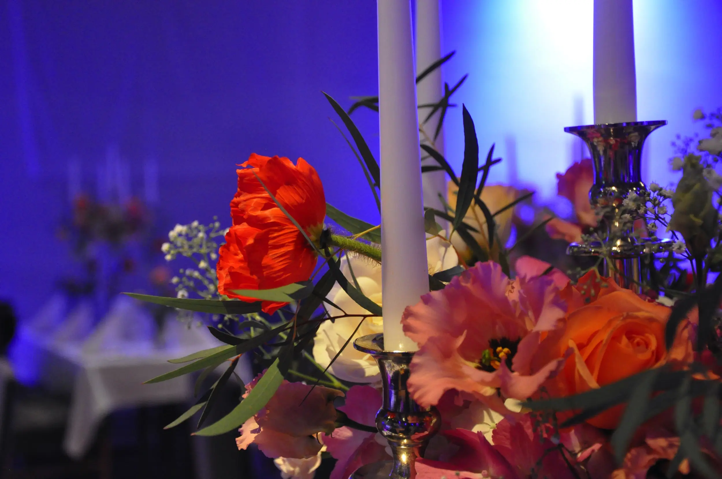 Tischdeko Mit Kerzen Stimmungsvoll